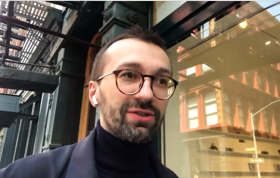 Лещенко записал видеообращение из Нью-Йорка