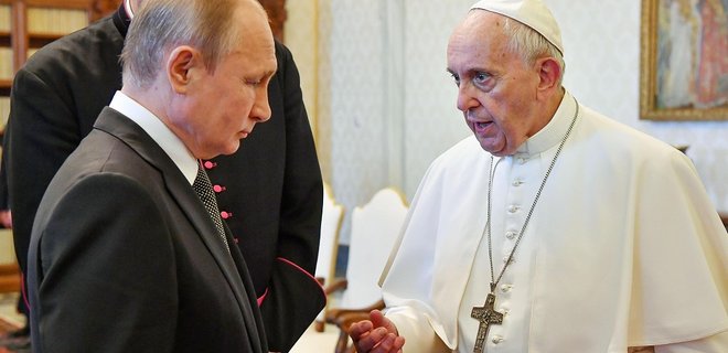 Папа Римский намекнул Путину, что тот рискует потерять все