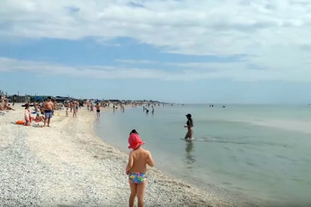 Азовское море после стихии серьезно обмелело