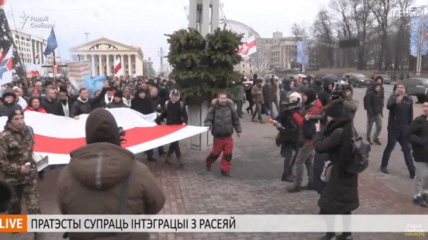 В Беларуси проходит массовый протест против интеграции с Россией