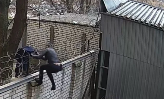 Черновол перелезла в ГБР через забор с колючей проволокой: появилось видео