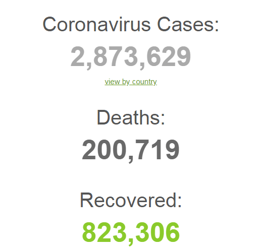 В Британии от коронавируса умерли 20 тысяч человек, в мире уже свыше 200 тысяч