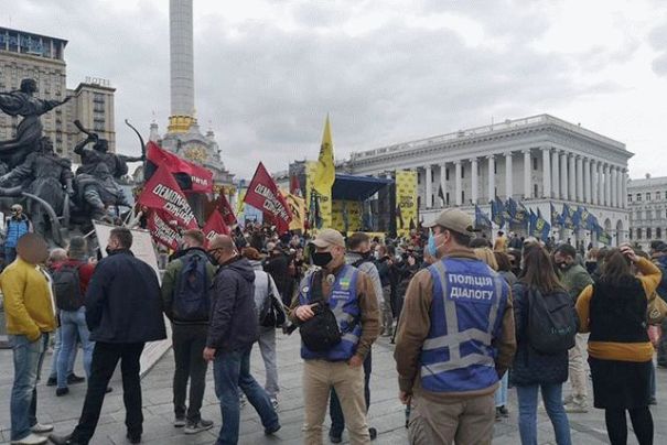 По Украине прокатилась волна протестов «Стоп реванш»
