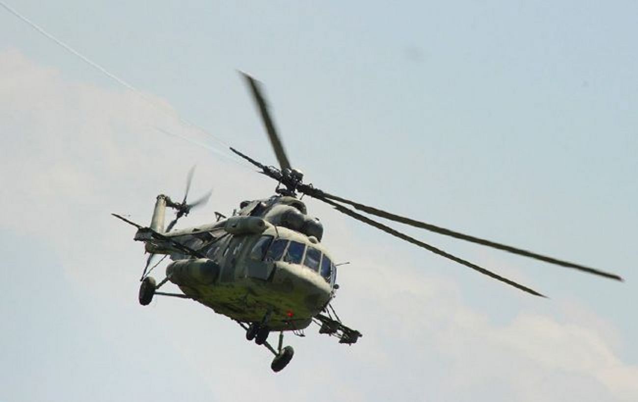 Под Москвой разбился военный вертолет Ми-8