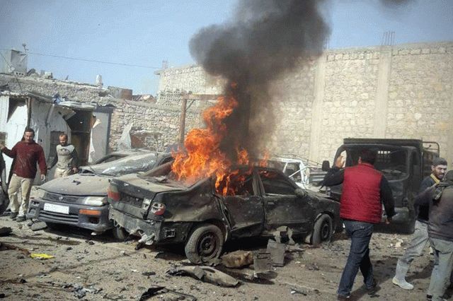 В Сирии в двух городах взорвали авто, видео