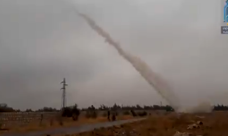 Российских наемников в Сирии обстреляли ракетами «Слон». Видео