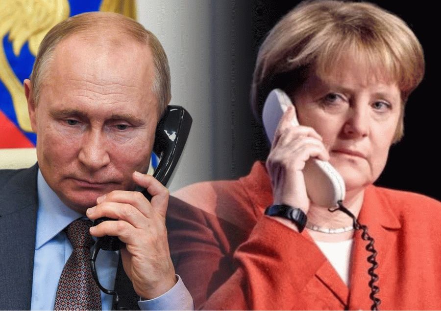 Путин и Меркель обсудили дальнейшие шаги по Донбассу